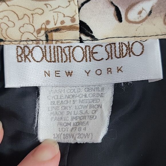 Brownstone Studios New York vintage 80s blazer Women's Size 1X - Picture 9 of 12